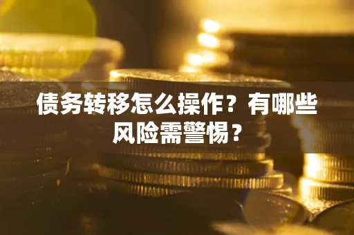 济南债务转移怎么操作？有哪些风险需警惕？