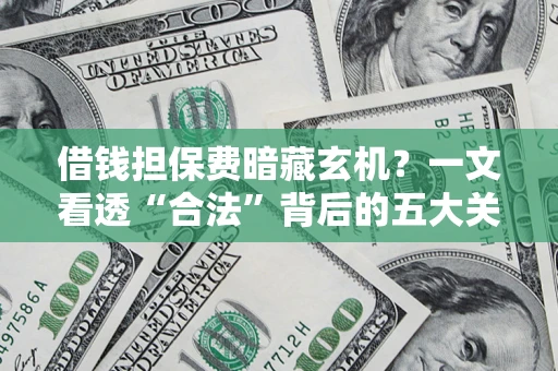 济南借钱担保费暗藏玄机？一文看透“合法”背后的五大关键陷阱