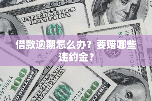 济南借款逾期怎么办？要赔哪些违约金？