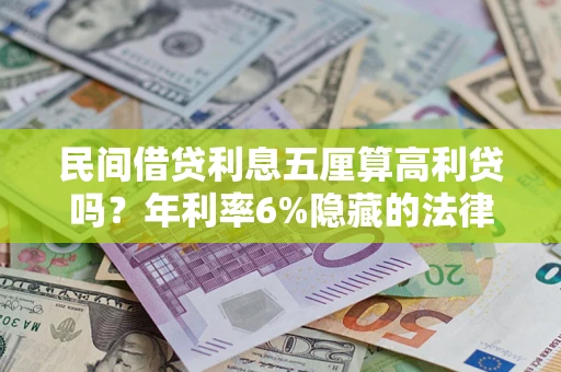 济南民间借贷利息五厘算高利贷吗？年利率6%隐藏的法律风险全解析